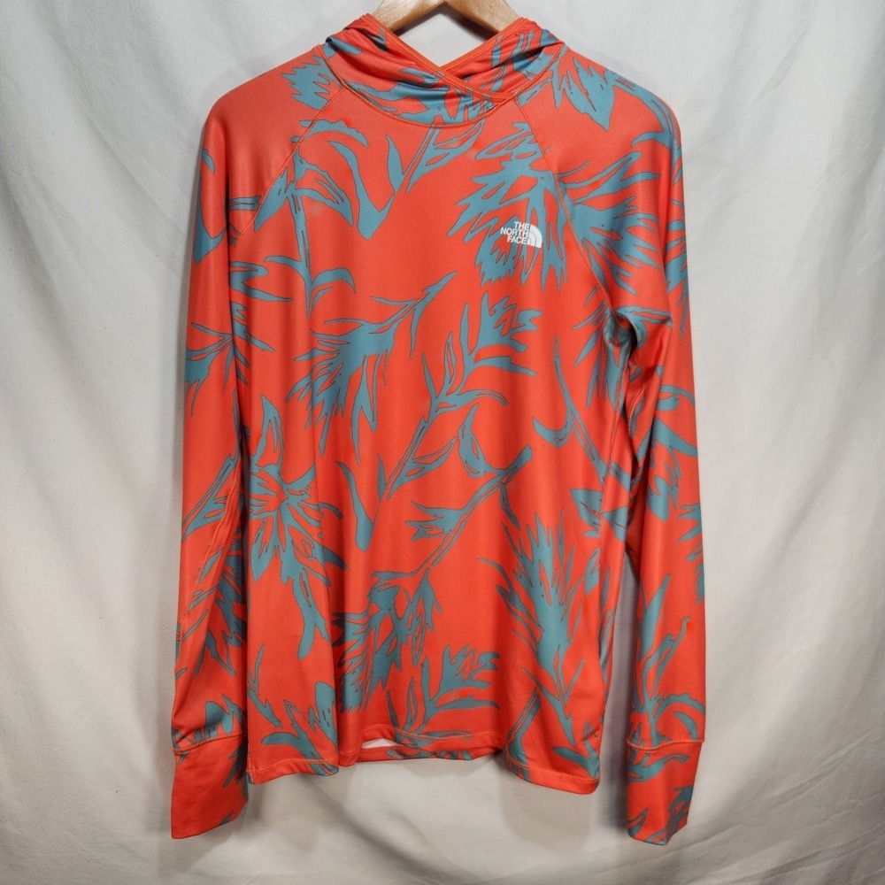 The North Face Womens Class W Water Top Orange / Gray Size Medium